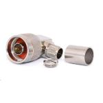 N-Type Male Right Angle CRIMP Connector for LMR400/RG8U