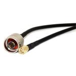 N Male to SMA Male Coaxial Cable - 15m LLC240 - 50 Ohm