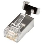 Ideal Industries IDL85-368 CAT6A/6/5e STP RJ45 Push Through Plug (Staggered). Pack of 25.Compatible with 30-495
