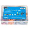 Ideal Industries IDL30-5002EU Twin and Earth 32A Kit for Flat Cable. Box of 100 Includes 1x Flat Cable Stripper, 1x Cutter, 20x Splice Line, 20x each of 2 and 3 Push In Wire, 20x each 2 and 3 Port Lever Wire.