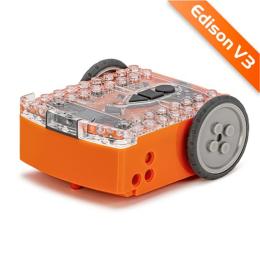 Edison Robot V3.0 Education STEM Internal Rechargeable Battery, Attached USB Cable Compatible with LEGO