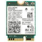 OEM Intel BE200 WiFi 7 + Bluetooth 5.4 Internal M.2 Wireless Adapter - Not Compatible with AMD 2.4G/5G/6GHz - Supports Win10 / 11