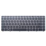 HP EliteBook 745 G3 745 G4 / 840 G3 840 G4 / Zbook 14u G4, US Backlit Keyboard with Pointer (with Sliver Frame), PN: 836308-001 821177-001 89877-001 903008-001