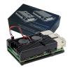 Raspberry Pi 4 Model B Black Armour Aluminium Case with 2 x Ultra Silence Fans Raspberry Pi 4 Model B Black Armour Aluminium Case with 2 x Ultra Silence Fans