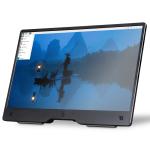 Raspberry Pi Monitor 15.6 IPS LCD Panel (Black) 1920  x 1080 pixel, Full HD Display Built-in Speakers, Compact & Affordable