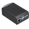 Raspberry Pi Aluminium Case Cool Kit Pack Black with 75mm VESA Mount for Raspberry Pi 5 Raspberry Pi Aluminium Case Cool Kit Pack Black with 75mm VESA Mount for Raspberry Pi 5