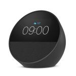 Amazon Echo Spot (2024) Smart Alarm Clock Speaker with Alexa - Black 2.83" Touchscreen - 1.73" Speaker - Reminders / Weather / Smart Home Control / Routines & More