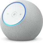 Amazon Echo Dot Max (2025) Smart Speaker with Alexa - Glacier White Room-filling sound - Built-in Smart Home Hub with Zigbee + Matter + Thread Border Router
