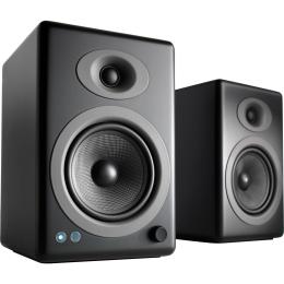 AUDIOENGINE A5+ Wireless Powered Speakers - Satin Black (Pair)