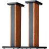 Edifier SS02 Universal Speaker Stand Pair - Wood Grain (Designed to Match Edifier S1000W/S1000MKII) - Heavy Duty - Premium Wooden Finish - 66cm High x 30cm Deep