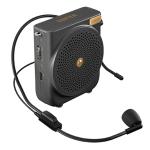 Edifier MF3 Portable Voice Amplifier with Headset Microphone - Black For Teachers / Tour Guides / Public Address & More - Lightweight 3W speaker with Belt Clip - Up to 20 Hours Continuous Use with Rechargeable Battery