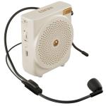 Edifier MF3 Portable Voice Amplifier with Headset Microphone - White For Teachers / Tour Guides / Public Address & More - Lightweight 3W Speaker with Belt Clip - Up to 20 Hours Continuous use with Rechargeable Battery
