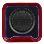Edifier QS20 Ultra-Portable Rugged Bluetooth 6.0 Speaker - Red IP67 - 43mm Driver + Bass Radiator - Lightweight Design with Lanyard Strap - Edifier App Support & EQ Settings - USB-C - TempoAbyss RGB Lights - Up to 15 Hours Playback Per Char