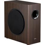 Edifier T5s 8" 70W Slim Powered Subwoofer - Brown Low Pass Filter with Frequency Response Down to 38Hz - Phase Control - RCA Line Input / Output