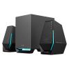 Edifier G1500 MAX 30W 2.1 RGB Desktop PC Gaming Speakers with Bluetooth 5.3 - Black 4" Subwoofer & RGB Light Effects - Bluetooth + USB-A / USB-C + 3.5mm AUX Inputs