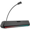 Edifier G1500 BAR 7.1 Surround Desktop PC Gaming Soundbar Speaker System with Bluetooth 5.3 - Black - Fits under monitors - USB Powered - 3.5mm Output - Detachable Microphone - RGB Lighting - Music / Game / Movie EQ Modes Edifier G1500 BAR 7.1 Surround Desktop PC Gaming Soundbar Speaker System with Bluetooth 5.3 - Black - Fits under monitors - USB Powered - 3.5mm Output - Detachable Microphone - RGB Lighting - Music / Game / Movie EQ Modes
