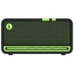 Edifier MP230 20W Portable Tabletop Bluetooth Stereo Speaker - Black/Green Premium Wooden Finish - Bluetooth + 3.5mm + SD Card + USB-C Inputs - Up to 10hrs Playback