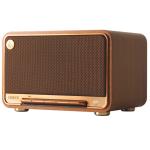 Edifier D32 60W Portable Home Stereo Speaker System with Bluetooth & Apple AirPlay - Brown Hi-Res Audio - Bluetooth 5.3 with LDAC + USB-C + 3.5mm Aux - Premium Sound & Luxurious Design - Edifier ConneX App - Up to 11hrs Battery Life