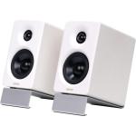 Edifier M60 66W Compact Desktop PC Speaker System with Bluetooth 5.3 - White 1" Silk Tweeters + 3" Mid-Bass Woofers - High-Quality Bluetooth with LDAC - Touch Controls - Edifier ConneX App - USB-C + 3.5mm Inputs - Aluminium Angled Stands In