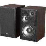 Edifier R2750DB MKII 7" 3-Way 140W Quad-Amped Bookshelf Speakers with Bluetooth & HDMI eARC - Walnut - 7" Bass Drivers + 4.5" Midrange + 1" Silk Dome Tweeters - 45Hz-40kHz - Hi-Res Audio Certified - HDMI eARC + Optical + Coax + RCA + LDAC B