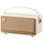 Edifier MP330 40W Portable Tabletop Bluetooth 6.0 Stereo Speaker - Ivory Premium Wooden Finish - Quality Sound with Punchy Bass - Hi-Res Audio certified - Easy-carry handle - Bluetooth 6.0 + USB-C + Micro SD inputs - Up to 19hrs playtime