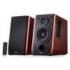 Edifier R1700BT 66W Powered Bookshelf Speaker System with Bluetooth 5.1 - Brown 2x RCA Inputs - Wireless Remote Included
