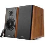 Edifier R2000DB 120W Powered Bookshelf Speaker System with Bluetooth - Warm Oak 10 Degree Angled Design with High-Gloss Piano Finish - 5" Woofers + 25mm Eagle Eye Tweeters - Optical + 2x RCA Inputs