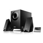 Edifier M1360 2.1 Multimedia PC Speaker System with Quality Satellites & 4" Wooden Subwoofer 3.5mm Input + Output - Magnetically Shielded - 8.5W RMS - Easy Wired Audio & Volume Control
