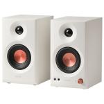 Edifier MR3 3.5" 2-Way Powered Near Field Studio Monitor Speakers with Bluetooth 5.4 - White 36W - 52Hz-40kHz - Hi-Res Audio certified - Balanced TRS + Unbalanced RCA & 3.5mm AUX Inputs