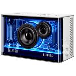 Edifier QD35 40W Desktop PC RGB Speaker System with Bluetooth & GaN Charger - White USB + 3.5mm + Bluetooth 5.3 with LDAC / RGB LEDs - Up to 35W GaN Charging Output