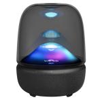 Harman Kardon Aura Studio 5 160W Bluetooth Home Speaker - Black Superior 360 Room-Filling Sound Performance - Aura Projection Lights with 5x pre-set Nature Themes - Bluetooth + 3.5mm inputs - Auracast - Harman/Kardon ONE App with custom EQ