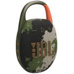 JBL Clip5 Ultra-Portable Bluetooth Speaker with Carabiner - Squad Camo IP67 Waterproof - Stereo Pairing & Auracast - JBL Portable App - Up to 12 Hours of Playtime + 3 Hours Extra with Playtime Boost