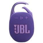 JBL Clip5 Ultra-Portable Bluetooth Speaker with Carabiner - Purple IP67 Waterproof - Stereo Pairing & Auracast - JBL Portable App - Up to 12 Hours of Playtime + 3 Hours Extra with Playtime Boost