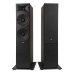 JBL Stage 280F 2.5-Way Dual 8" Passive Floorstanding Loudspeaker - Espresso Black (Single) Dual 8" Woofers + 1" Horn Tweeter - Ideal for 5.1/7.1 Dolby Atmos Surround Sound Left / Right Channel - 6ohm - 20W-225W - Amplifier Required
