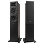 JBL Stage 260F 2.5-Way Dual 6.5" Passive Floorstanding Loudspeaker - Espresso Black (Single) Dual 6.5" Woofers + 1" Horn Tweeter - Ideal for 5.1 / 7.1 Dolby Atmos Surround Sound Left / Right Channel - 6ohm - 20W-225W - Amplifier Required