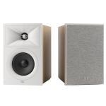 JBL Stage 240B 2-Way 4.5" Passive Bookshelf Speakers - Latte White (Pair) 4.5" Woofers + 1" Horn Tweeters - Ideal for 5.1/7.1 Side / Rear Surrounds - 6ohm - 20W-125W Per Channel - Wall Bracket Included - Amplifier Required