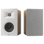 JBL Stage 250B 2-Way 5.25" Passive Bookshelf Speakers - Latte White (Pair) 5.25" Woofers + 1" Horn Tweeters - Ideal for 5.1 / 7.1 Side / Rear Surrounds - 6 ohm - 20W-150W Per Channel - Amplifier Required