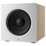 JBL Stage 220P 12" 300W Powered Subwoofer - Maple Latte Dual Rear-Firing Bass Reflex Ports - Line-Level LFE Input - Rear-Mounted Volume / Crossover / Phase / Power Controls - Adjustable Floor Spikes - 500W Peak