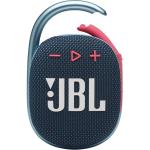 JBL Clip4 Ultra-portable Rugged Bluetooth Speaker with Carabiner - Blue & Pink - Original JBL Pro Sound - IP67 Waterproof & Durable - Up to 10hrs playtime