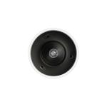KEF CI100.2QR 3" Flush Mounting In-Wall & Ceiling Speaker Uni-Q Array: 1x3" LF + 1x 0.6" HF Drivers - Removable Rear Can - Magnetic Grille - Marine Grade Construction