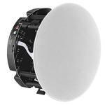 Lumiaudio FLF-6WBS 6.5" WiFi & Bluetooth Ceiling Speakers (Pair) (Active & Passive) RMS Power 60W - 0.75" Silk Dome Tweeter - Frequency 70Hz-20kHz - WiFi 802.11b/g/n Bluetooth V5.0 - DC 24V/2.5A - (Active Speaker & Passive Speaker)