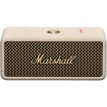 Marshall Emberton III 20W Portable Outdoor Bluetooth Speaker - Cream True Stereophonic Sound - IP67 Dust & Water Resistant - Built-in microphone for hands-free speakerphone calls 32+ Hours of Portable Playtime
