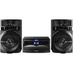Panasonic Urban Audio SC-UX100GN 300W Bluetooth Wireless Mini System 2-Way Speakers with 13cm Woofers - Bluetooth / CD Player / FM Radio / RCA & USB Inputs - App Control & EQ