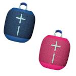 Ultimate Ears UE WONDERBOOM 4 (Bundle of 2) Wireless Portable Bluetooth Speakers - Cobalt Blue + Hyper Pink