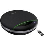 Yealink SP96 Portable Bluetooth Speakerphone with AI Noise Cancellation - Teams Certified (SP96 with Dongle USB-C/A)