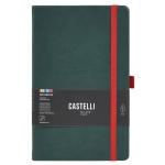 Castelli QG4IK-304 Castelli Notebook Kaleido Mid Ruled Pine
