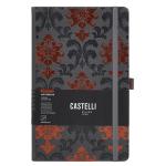 Castelli QO1LC-007 Castelli Notebook Copper Pocket Ruled Baroque