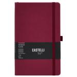 Castelli QO4LU-161 Castelli Notebook All Colour Mid Ruled Burgundy