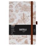 Castelli 0QO4IA-004 Castelli Notebook Landscapes Mid Ruled Walnut