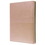 DEBDEN 823405 Debden Vanessa Notebook A5 Ruled 192 Pages Rose Gold